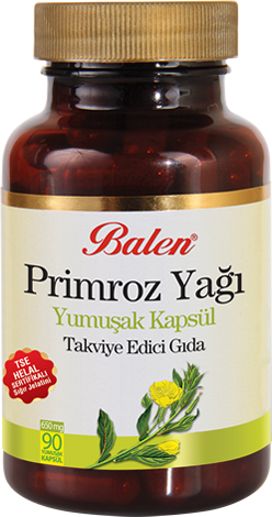 Primroz Yağı Yumuşak Kapsül Takviye Edici Gıda