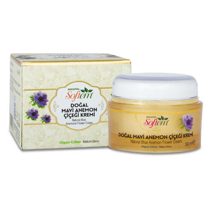 Mavi Anemon Çiçeği Kremi 50 ml.